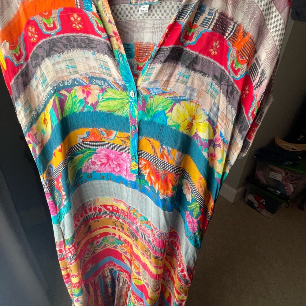Johnny Was Multicolor Maxi Skirt - Picture 4 of 5